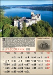 Kalendarz wieloplanszowy na rok 2024 Polskie Zamki i Pałace (zdjęcie 11)