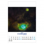 Kalendarz wieloplanszowy na rok 2024 Space (zdjęcie 7)