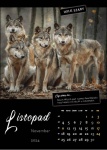 Kalendarz wieloplanszowy na rok 2024 Zwierzęta polskich lasów (zdjęcie 3)