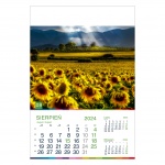 Kalendarze wieloplanszowe na rok 2024 4 pory roku (zdjęcie 3)