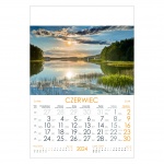 Kalendarze wieloplanszowe na rok 2024 Polskie Pejzaże (zdjęcie 8)