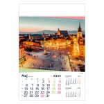Kalendarze wieloplanszowe na rok 2024 Polskie miasta nocą (zdjęcie 1)
