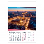 Kalendarze wieloplanszowe na rok 2024 Polskie miasta nocą