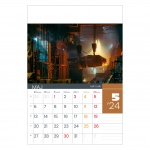 Kalendarze wieloplanszowe na rok 2024 Steel and glass (zdjęcie 1)