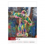 Kalendarze wieloplanszowe na rok 2024 Street art