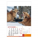 Kalendarze wieloplanszowe na rok 2024 Wild life (zdjęcie 5)