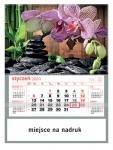 Kalendarz jednodzielny 2021 Orchidea