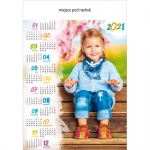 Kalendarz planszowy B1 2021 Dziecko