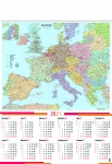 Kalendarz planszowy B1 2021 Europa