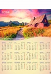 Kalendarz planszowy B1 na rok 2025 Hala Gąsienicowa