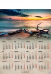 Kalendarz planszowy B1 na rok 2024 Bałtyk