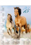 zdjęcie kalendarza ściennego B1 Mustangi
