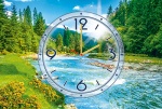 kalendarz jednodzielny maxi zegar Gorska rzeka