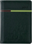 kalendarz książkowy tygodniowy A6 zielony-brązowy-j.zielony
