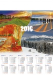 kalendarz ścienny A1 Barwy roku