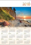 kalendarz ścienny A1 Wybrzeże