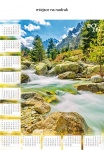 kalendarz ścienny B1 Górski potok