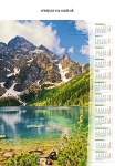 kalendarz scienny na rok 2015 Jezioro w Tatrach