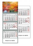 Kalendarz trójdzielny 2018 Ogród japoński